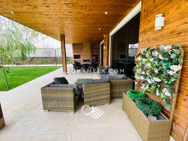 رهن و اجاره سالانه 1000متر باغ ویلای لوکس و مدرن داخل شهرک ویلایی 