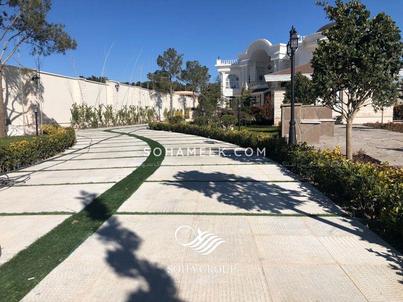 اجرای پیمانکاری باغ ویلا با متد های اروپایی