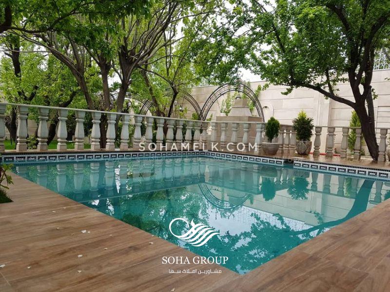 فروش باغ ویلای نقلی فوق الاده لوکس