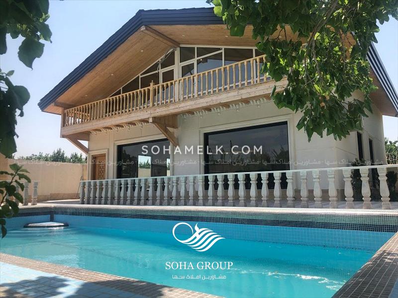 خرید باغ ویلا 1000 متری در شهرک ویلایی کوچک