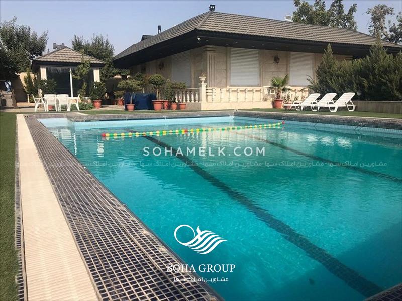 2000 متر باغ ویلا لوکس در قلب شهریار