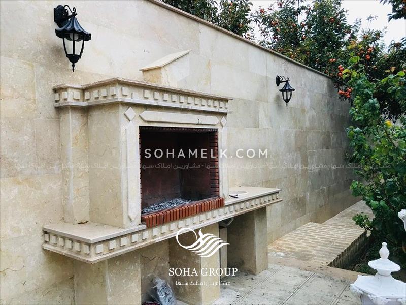 باغ ویلای لوکس با درختان خرمالو در ملارد ویلای جنوبی