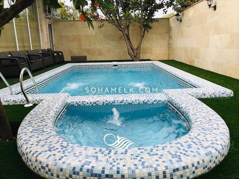 باغ ویلای لوکس با درختان خرمالو در ملارد ویلای جنوبی