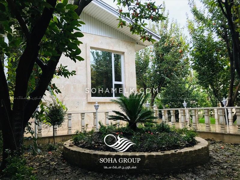 باغ ویلای لوکس با درختان خرمالو در ملارد ویلای جنوبی