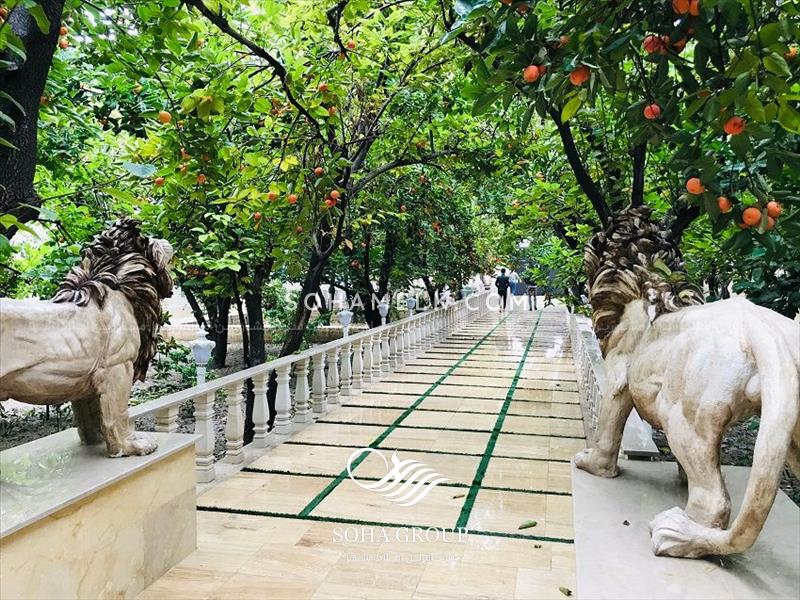 باغ ویلای لوکس با درختان خرمالو در ملارد ویلای جنوبی