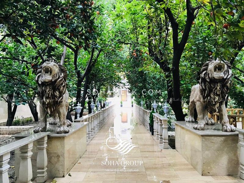 باغ ویلای لوکس با درختان خرمالو در ملارد ویلای جنوبی