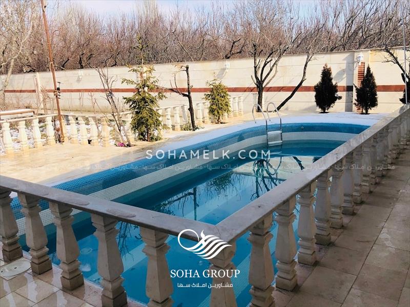 1050 متر باغ ویلا در شهرک ویلایی کردزار 