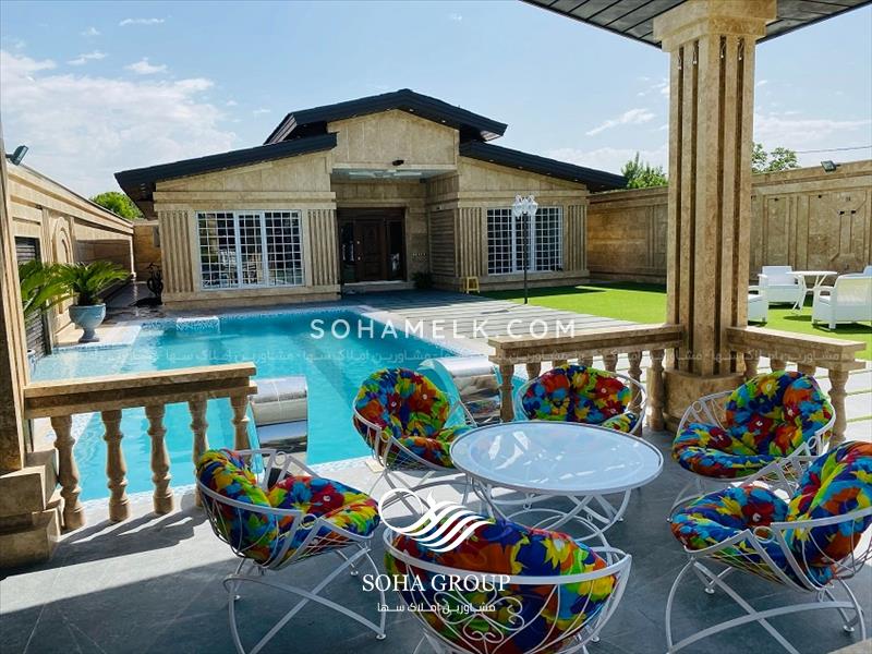 فروش باغ ویلای فول فرنیش وشهرکی در حوالی شهریار