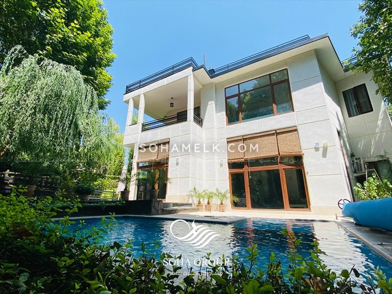 فروش لوکسترین و زیباترین باغ ویلای خوشنام ملارد