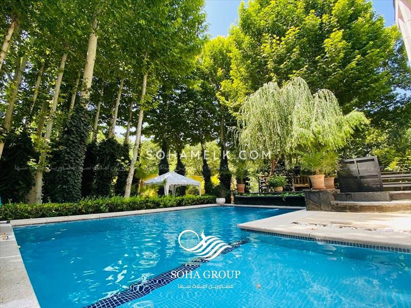 فروش لوکسترین و زیباترین باغ ویلای خوشنام ملارد