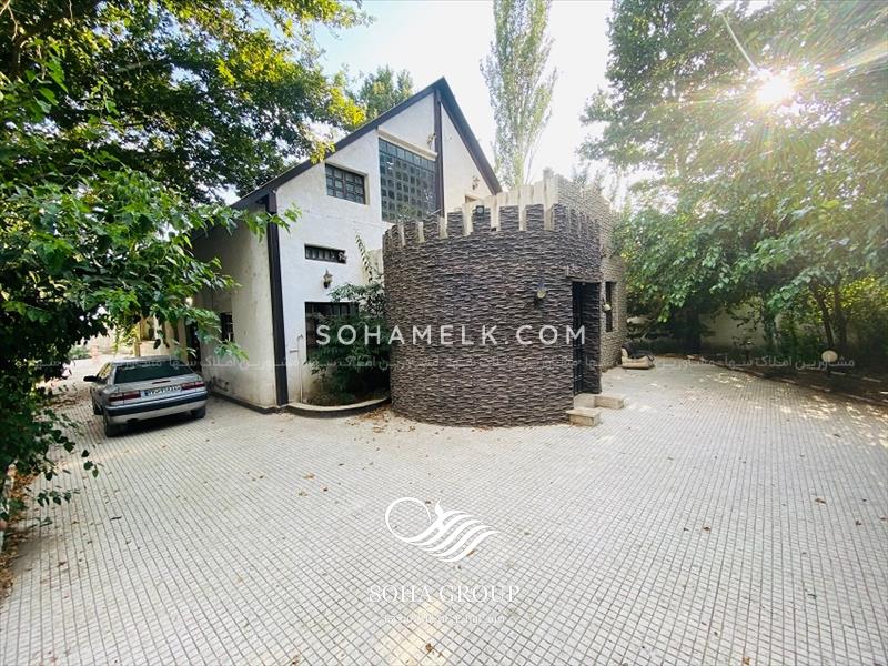 فروش باغ ویلای فاخر با درختان قدیمی در ملارد ویلای جنوبی