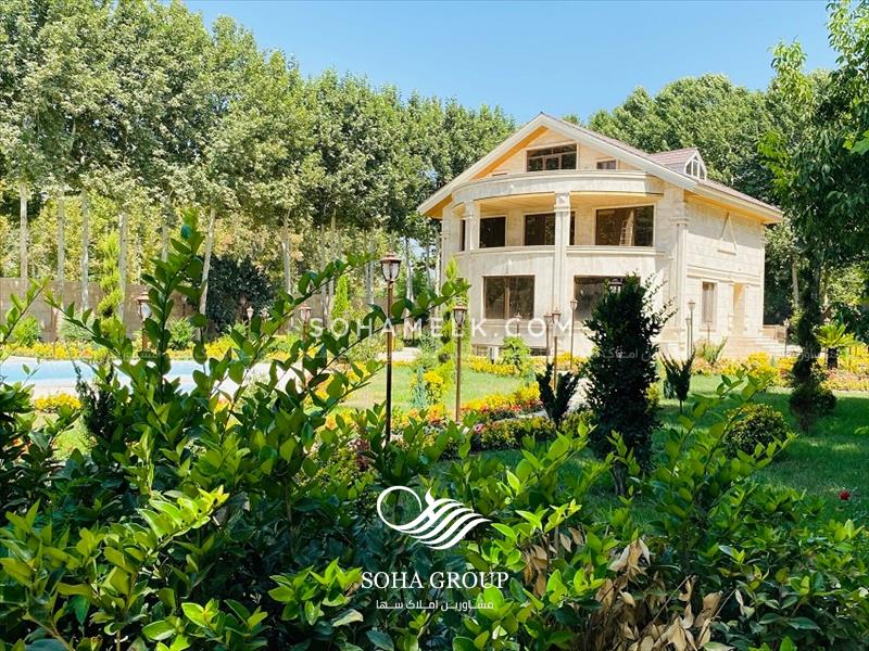 فروش باغ ویلا لوکس و لاکچری در منطقه بکر خوشنام ملارد