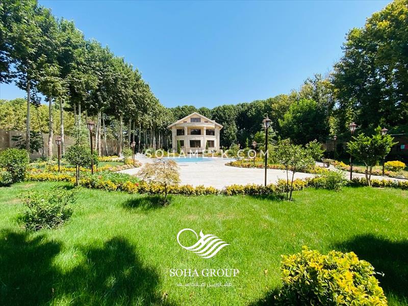 فروش باغ ویلا لوکس و لاکچری در منطقه بکر خوشنام ملارد