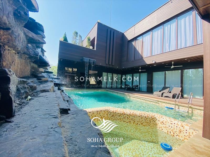 فروش باغ ویلای سوپر لوکس و لاکچری در دهکده ویلای باران 