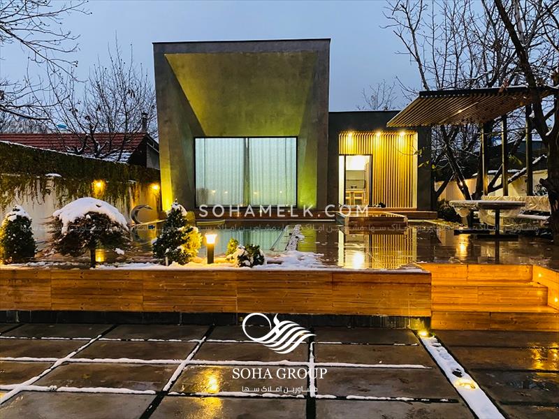 فروش باغ ویلای خاص و مدرن در محمد شهر 