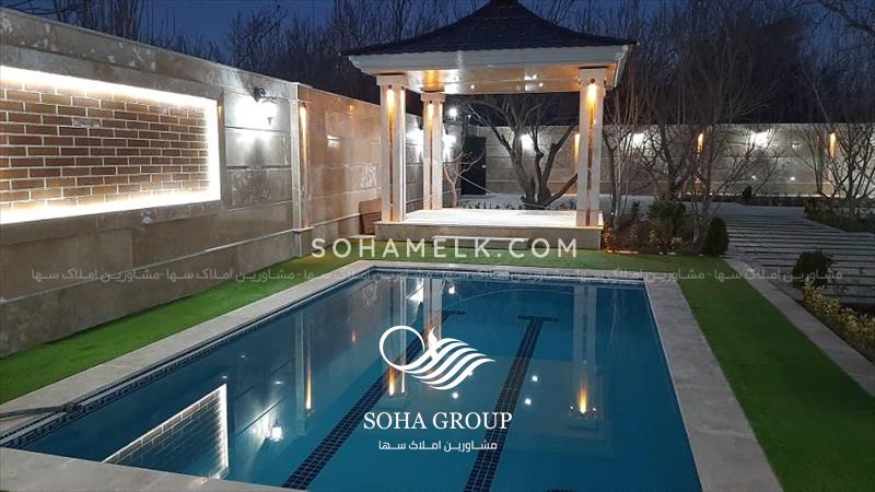 فروش باغ ویلای نقلی و به قیمت در دهکده ویلایی کردزار شهریار 