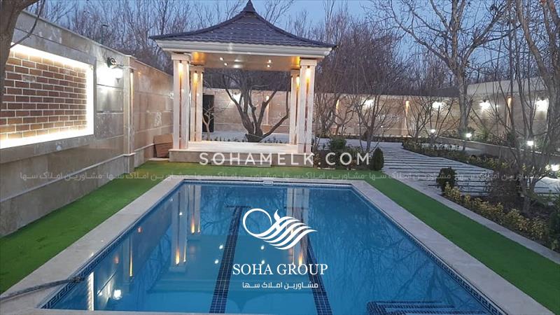 فروش باغ ویلای نقلی و به قیمت در دهکده ویلایی کردزار شهریار 