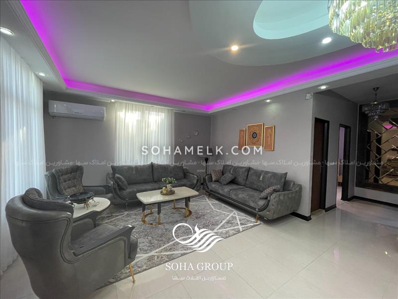 رهن واجاره سالانه  باغ ویلای لوکس و نقلی در دهکده ویلایی کردزار شهریار 