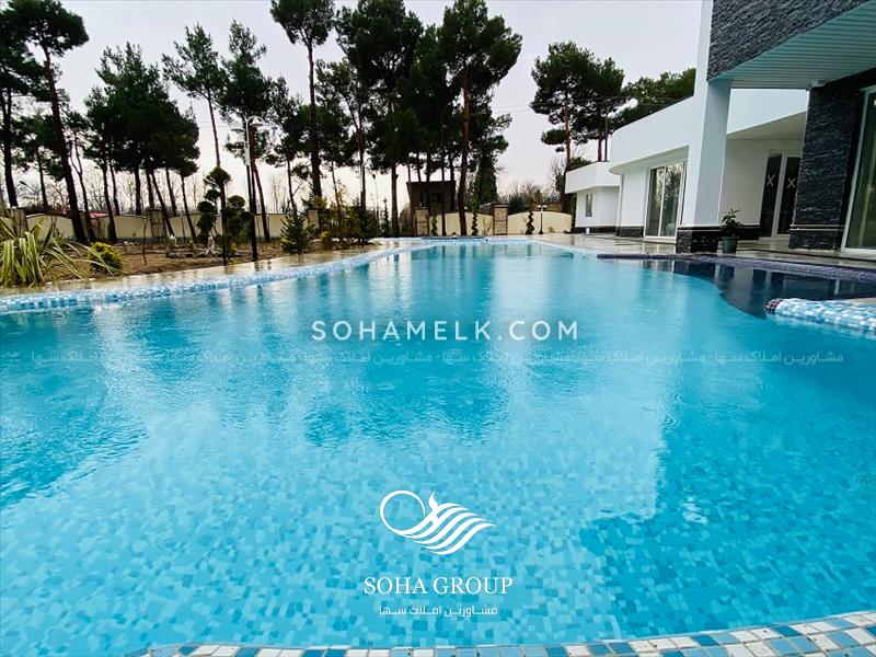 فروش باغ ویلای لوکس و مدرن در شهرک ویلایی زیبادشت 