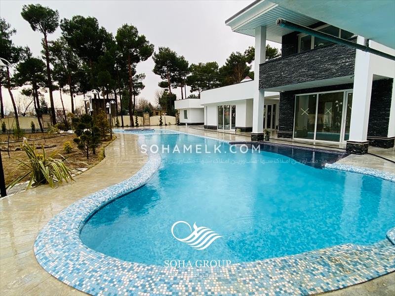 فروش باغ ویلای لوکس و مدرن در شهرک ویلایی زیبادشت 