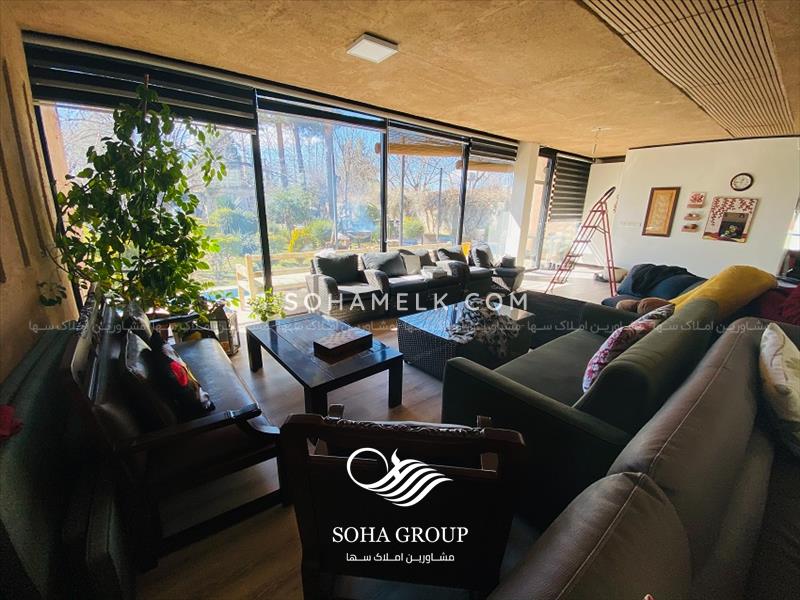 فروش باغ ویلا فوق العاده باتلفیقی از طراحی مدرن و سنتی 