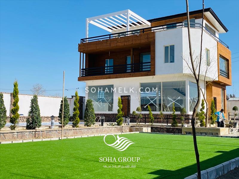 رهن اجاره سالیانه باغ ویلای سوپر لوکس در ملارد 