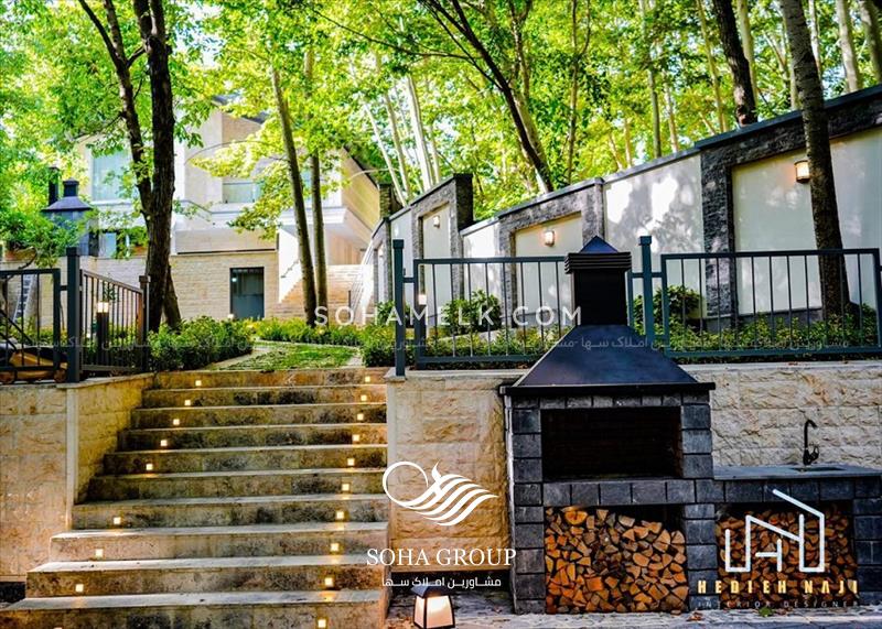 باغ ویلای زیبا در مجاور رودخانه کردان در کرج