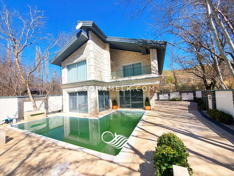 باغ ویلای زیبا در مجاور رودخانه کردان در کرج