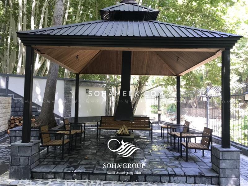 باغ ویلای زیبا در مجاور رودخانه کردان در کرج