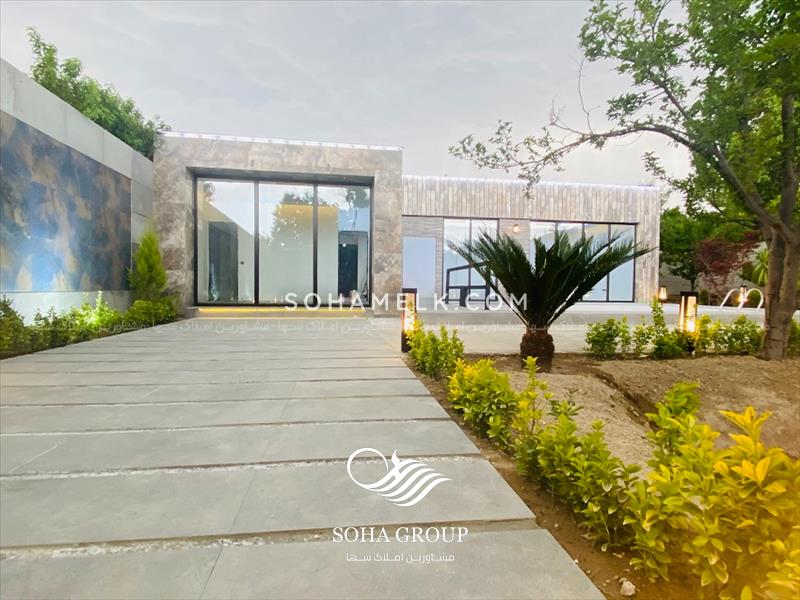 فروش باغ ویلای مدرن در دهکده ویلای کردزار شهریار 