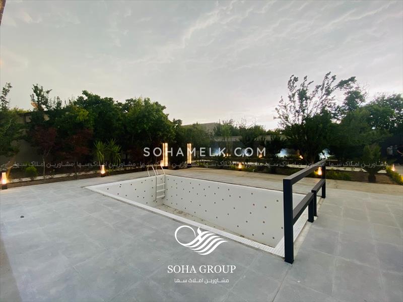 فروش باغ ویلای مدرن در دهکده ویلای کردزار شهریار 