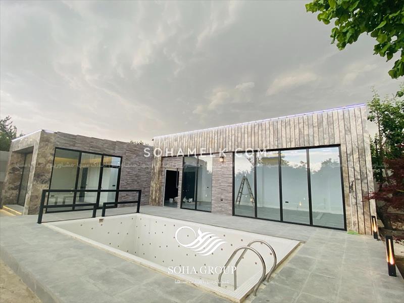 فروش باغ ویلای مدرن در دهکده ویلای کردزار شهریار 