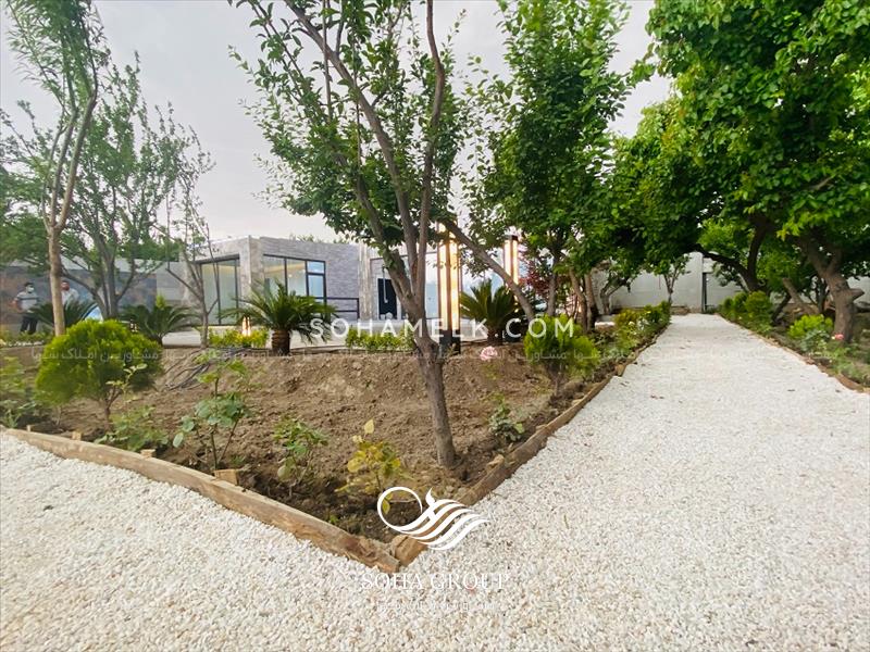 فروش باغ ویلای مدرن در دهکده ویلای کردزار شهریار 