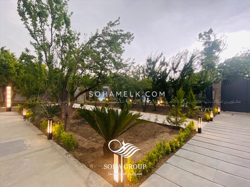 فروش باغ ویلای مدرن در دهکده ویلای کردزار شهریار 