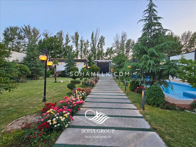 فروش زیباترین باغ ویلای ملارد  