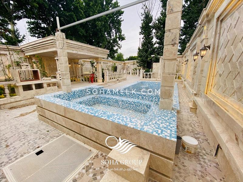 500 متر باغ ویلای لوکس و نقلی در کردزار شهریار 