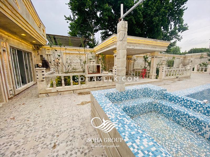 500 متر باغ ویلای لوکس و نقلی در کردزار شهریار 