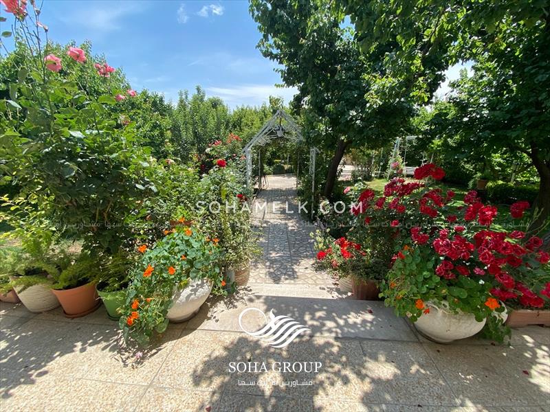 فروش باغ ویلای آباد با درختان کهن میوه در ابراهیم آباد شهریار