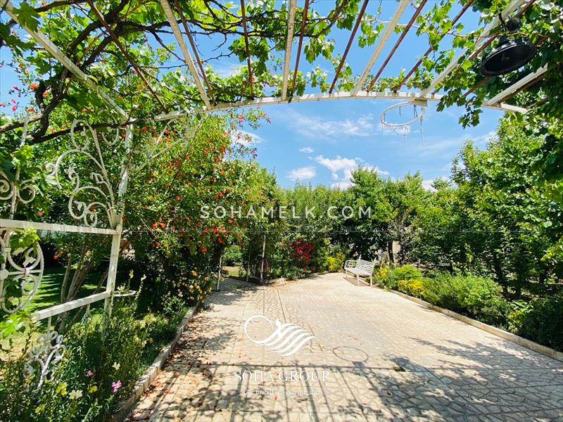 فروش باغ ویلای آباد با درختان کهن میوه در ابراهیم آباد شهریار