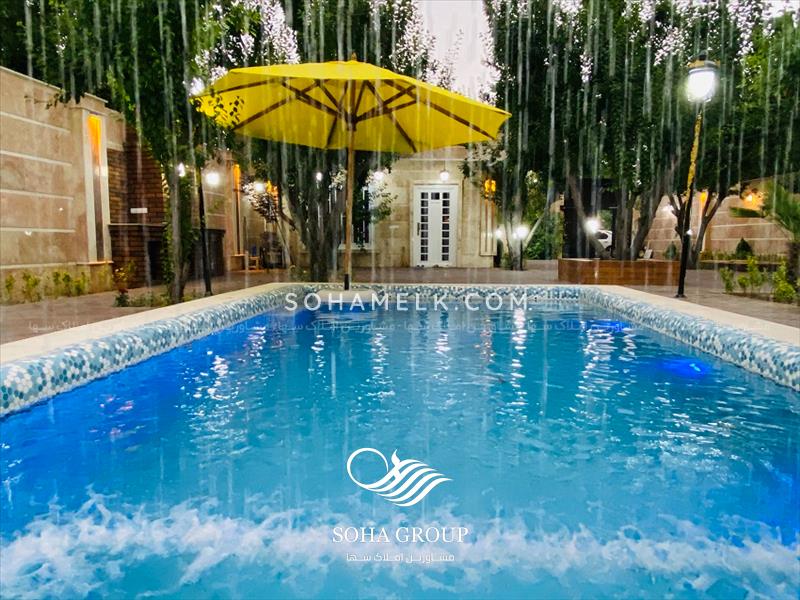 فروش زیباترین باغ ویلای نقلی دهکده ویلای کردزار شهریار