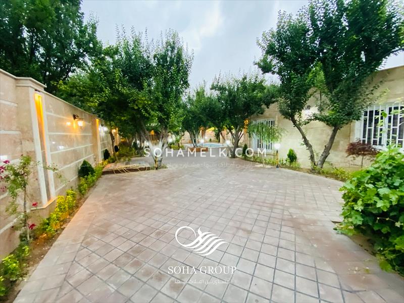 فروش زیباترین باغ ویلای نقلی دهکده ویلای کردزار شهریار