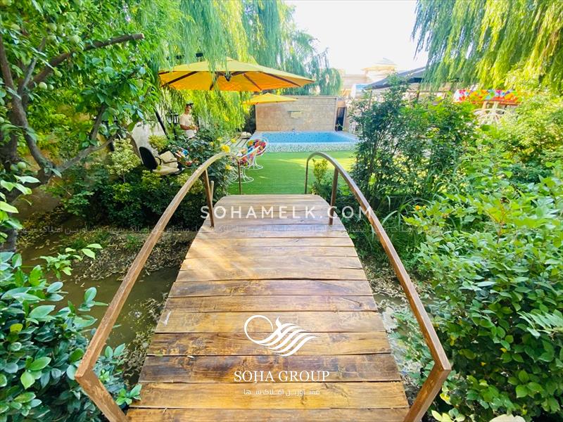 فروش زیباترین باغ ویلای نقلی در دهکده ویلای کردزار 