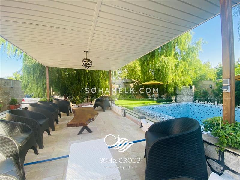 فروش زیباترین باغ ویلای نقلی در دهکده ویلای کردزار 