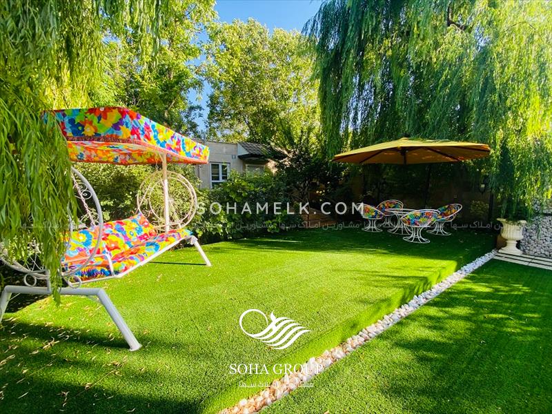 فروش زیباترین باغ ویلای نقلی در دهکده ویلای کردزار 