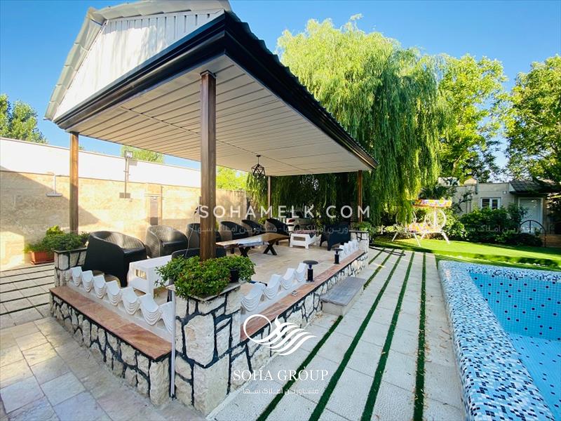 فروش زیباترین باغ ویلای نقلی در دهکده ویلای کردزار 