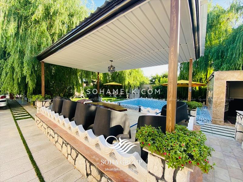 فروش زیباترین باغ ویلای نقلی در دهکده ویلای کردزار 
