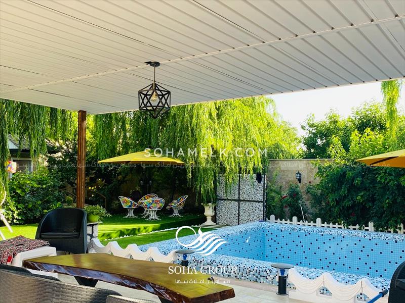 فروش زیباترین باغ ویلای نقلی در دهکده ویلای کردزار 