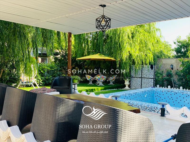 فروش زیباترین باغ ویلای نقلی در دهکده ویلای کردزار 