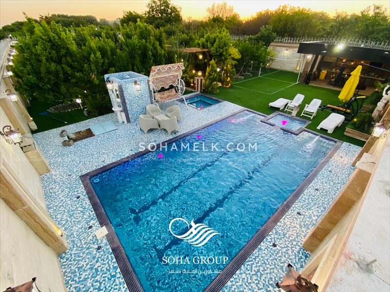 فروش باغ ویلای زیبا در دهکده ویلای کردزار شهریار