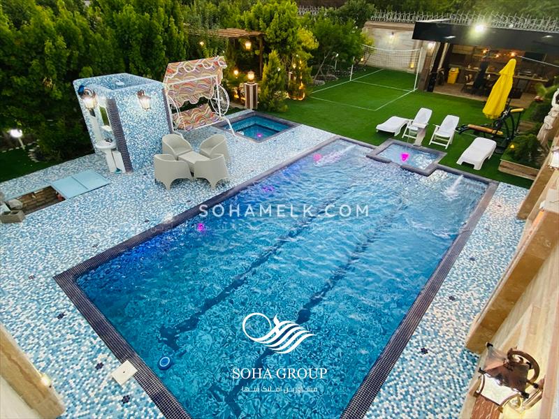 فروش باغ ویلای زیبا در دهکده ویلای کردزار شهریار